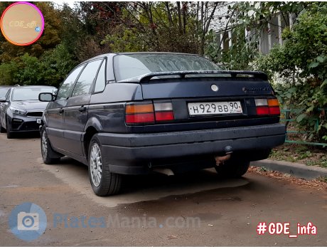 н929вв90, Volkswagen Passat