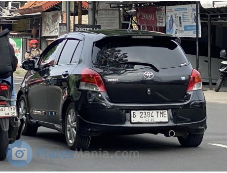 B 2384 TME, Toyota Yaris