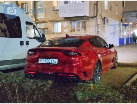 06 600 BEK, Kia Stinger