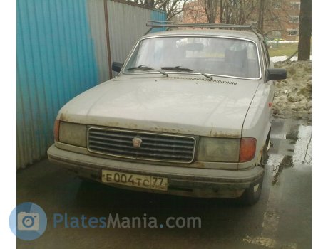 е004тс77, GAZ 31029 Волга