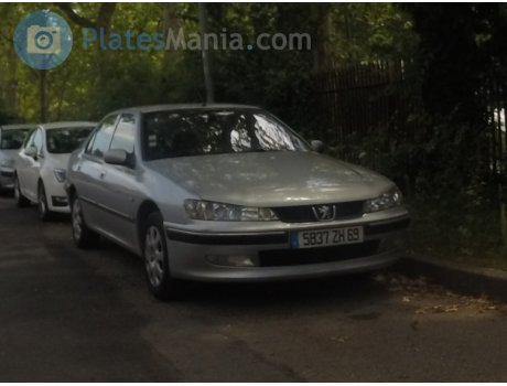 5837 ZH 69, Peugeot 406