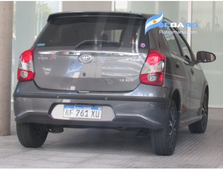 AF 761 XU, Toyota Etios