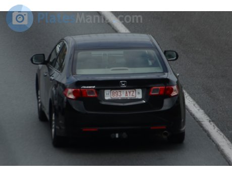 893-AYZ, Honda Accord