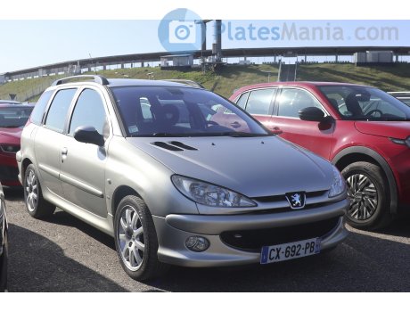 CX-692-PB, Peugeot 206