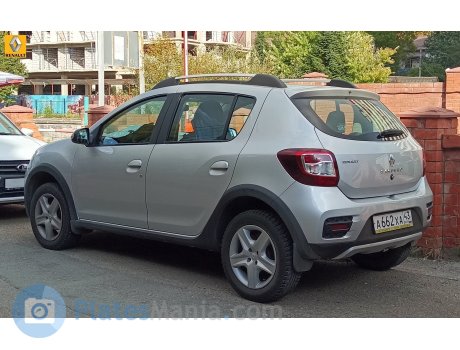 а662ха43, Renault Sandero