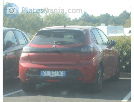 GL 051 BC, Peugeot 208