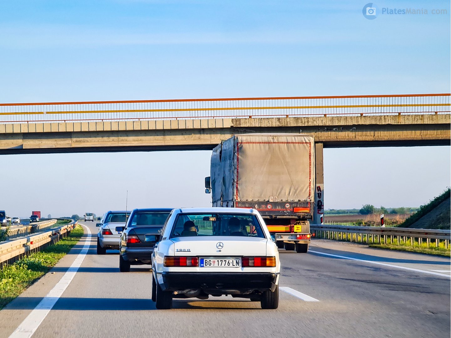 BG 1776-LN, Mercedes-Benz C-Klasse 190 Sedan (W201), 1982–1993