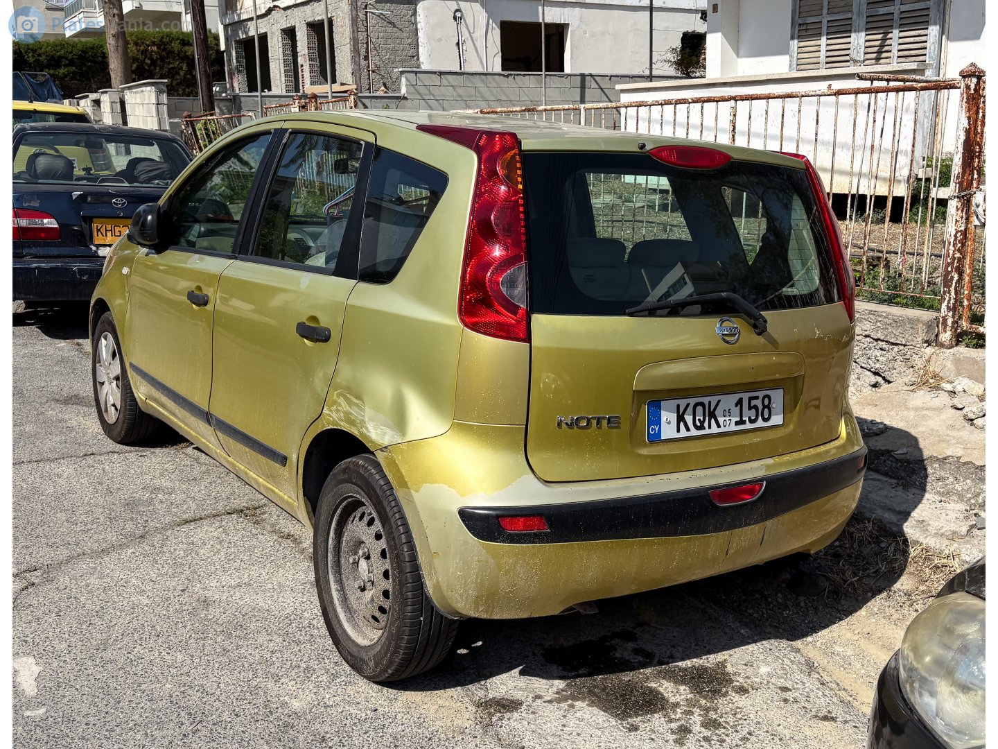 KQK 158, Nissan Note 1st gen (E11), 2005–2013