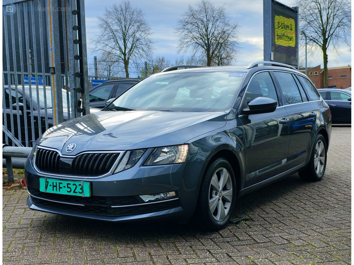 7-HF-523, Skoda Octavia 3rd gen Combi (A7/5E5), facelift, 2017–2020 (–2023 for CN-market)