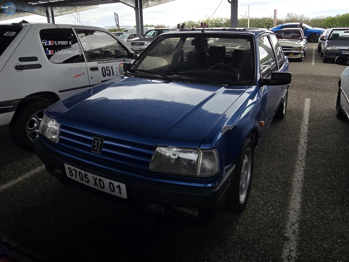 8705 XD 01, Peugeot 309 1st gen 3-door Hatch (10A/C), 1985–1993