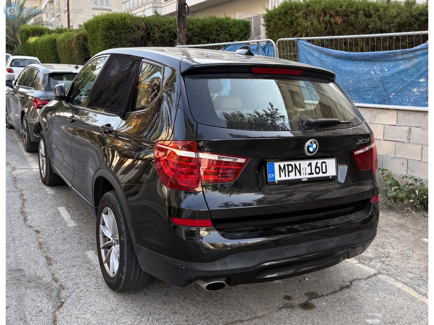 MPN 160, BMW X3 2nd gen (F25), facelift, 2014–2017