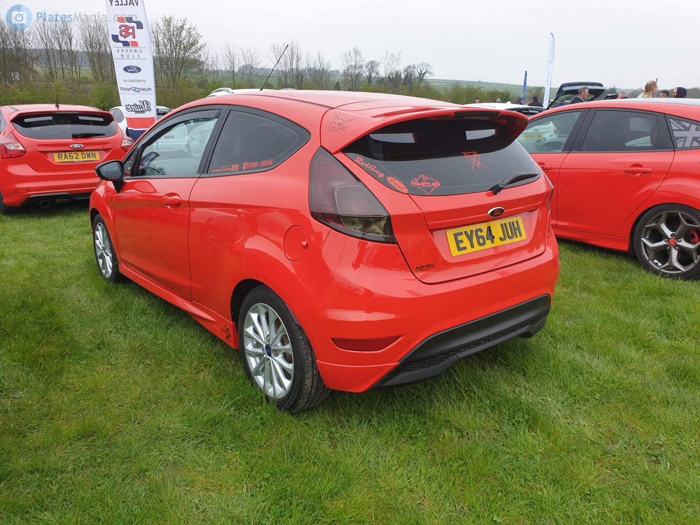 EY64JUH, Ford Fiesta 6th gen 3-door Hatch (B299; JA8), facelift, 2012–2017