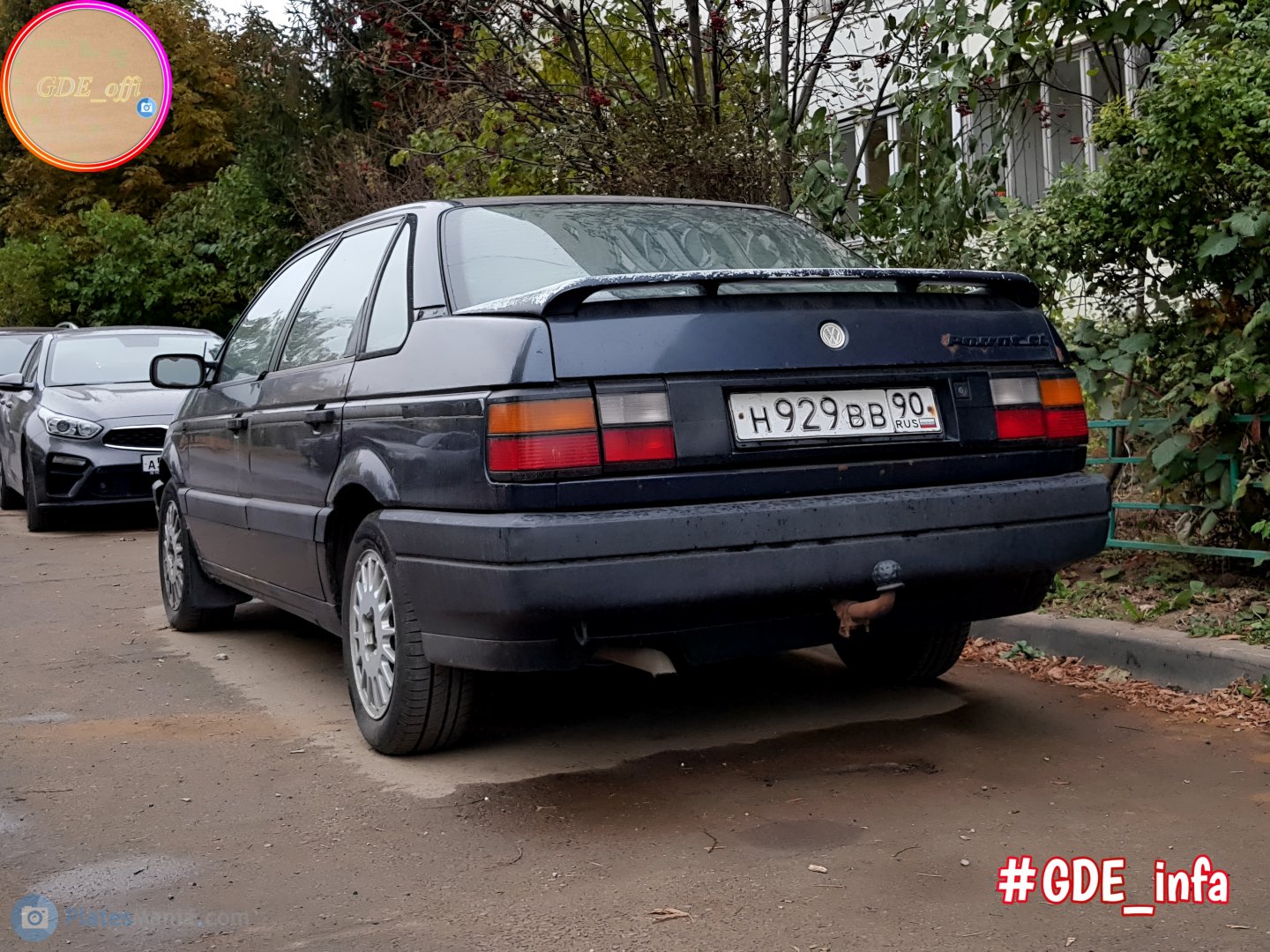 н 929 вв 90, Volkswagen Passat 3rd gen Sedan (B3; 35i), 1988–1993