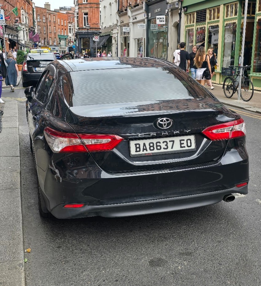 BA 8637 EO, Toyota Camry 8th gen (XV70), 2017–