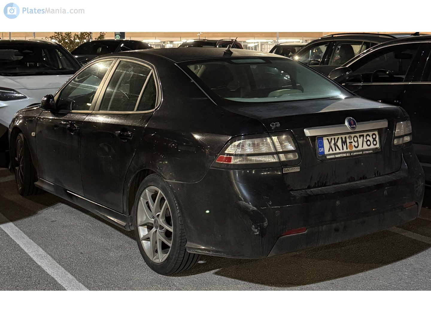 XKM-9768, SAAB 9-3 2nd gen Sedan (YS3F), facelift, 2007–2014