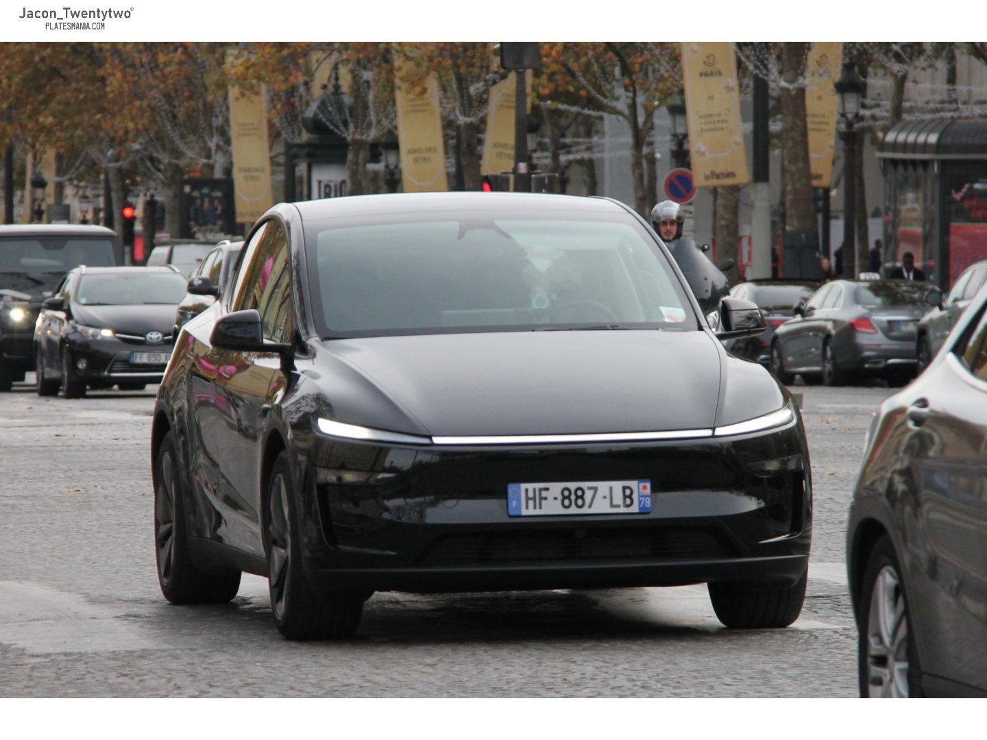 HF-887-LB, Tesla Model Y 1st gen (5YJY), facelift, 2025–