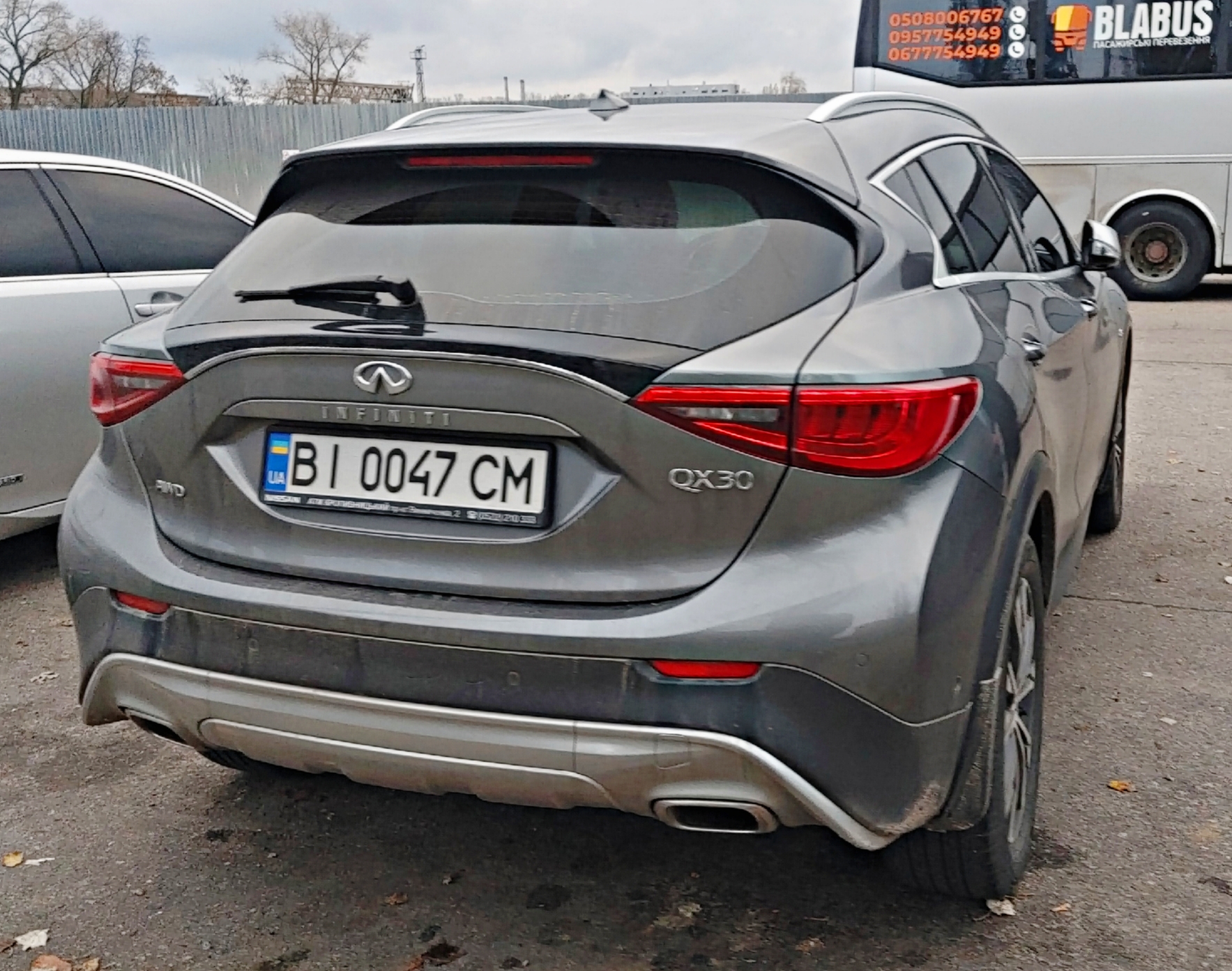 BI 0047 CM, Infiniti QX30 1st gen (H15), 2016–2019