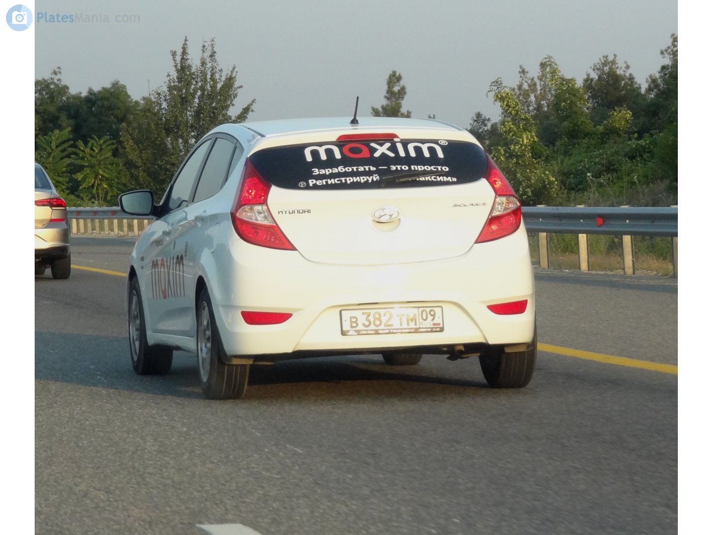 в 382 тм 09, Hyundai Solaris 1st gen Hatchback (RB), 2011–2014