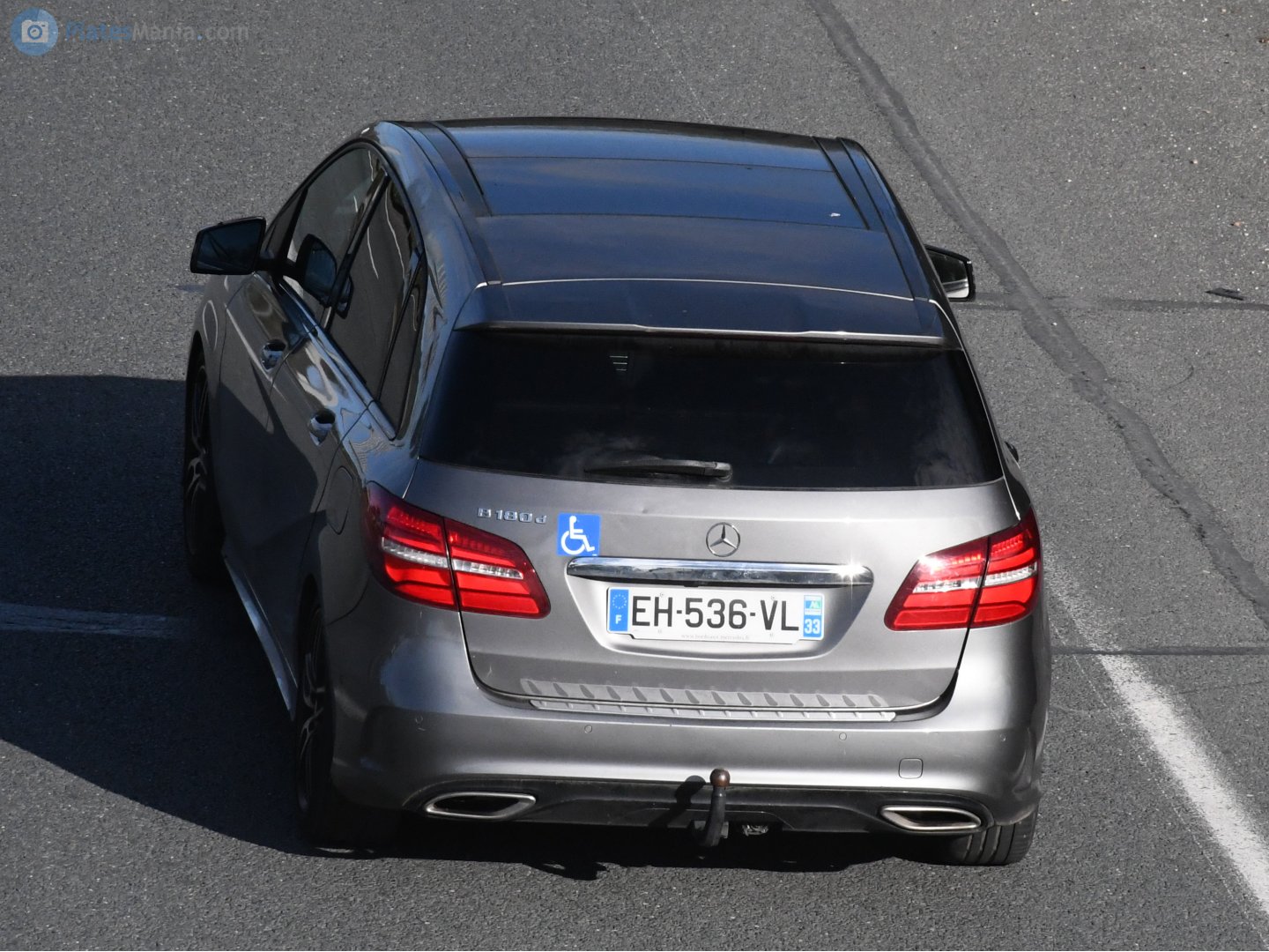 EH-536-VL, Mercedes-Benz B-Klasse 2nd gen (W242/W246), facelift, 2014–2018