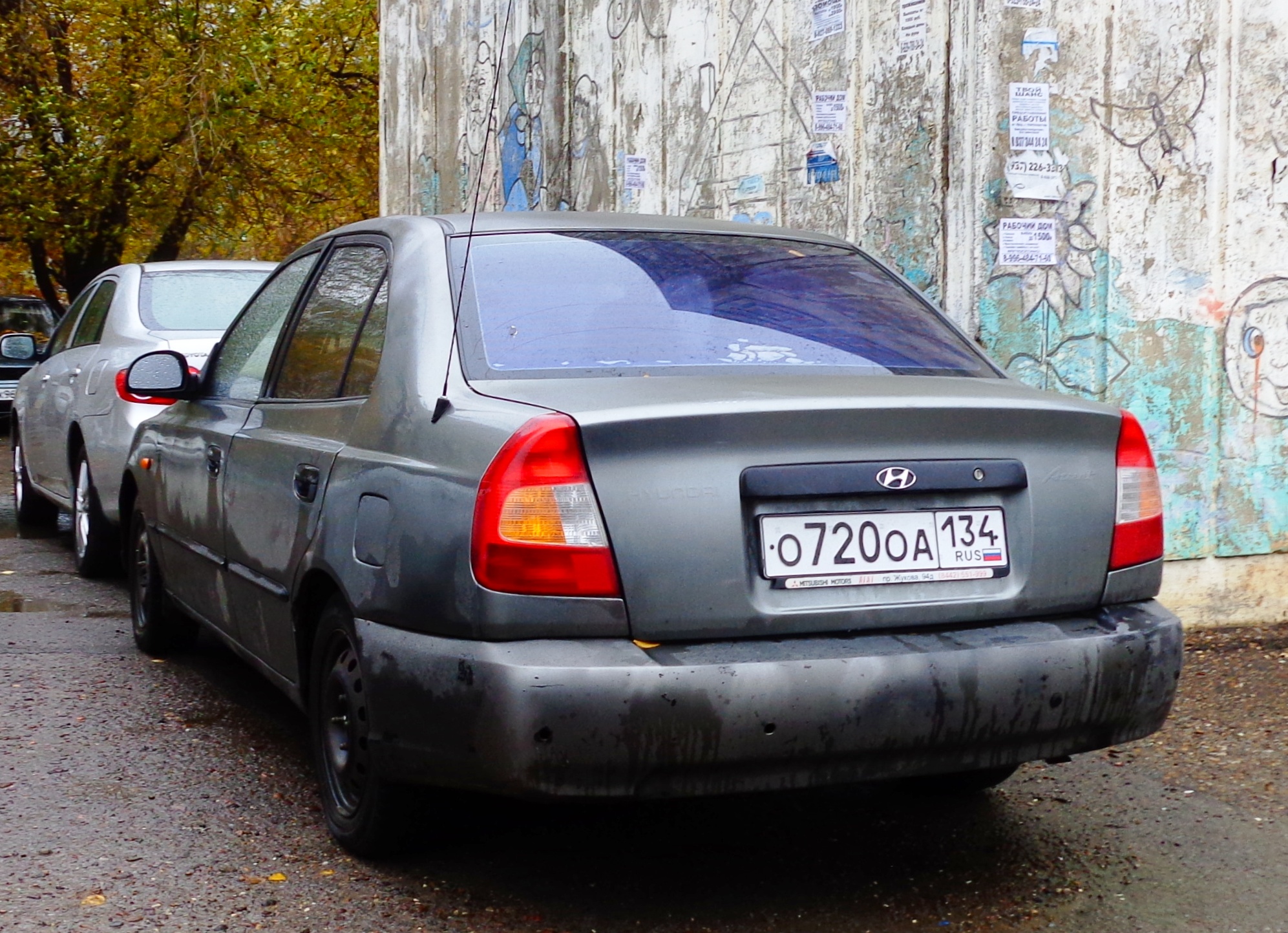 о 720 оа 134, Hyundai Accent 2nd gen Sedan (LC), 1999–2003 (–2016 for others)
