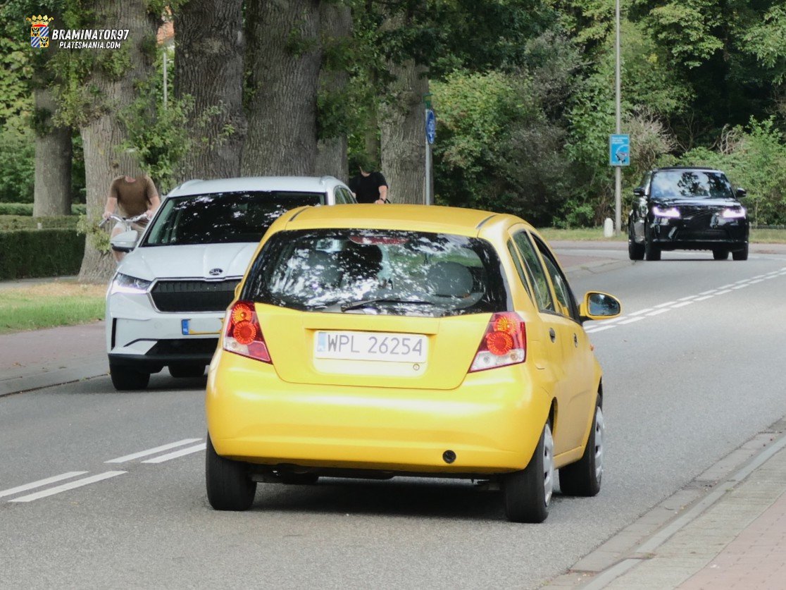 WPL 26254, Regular car plates 