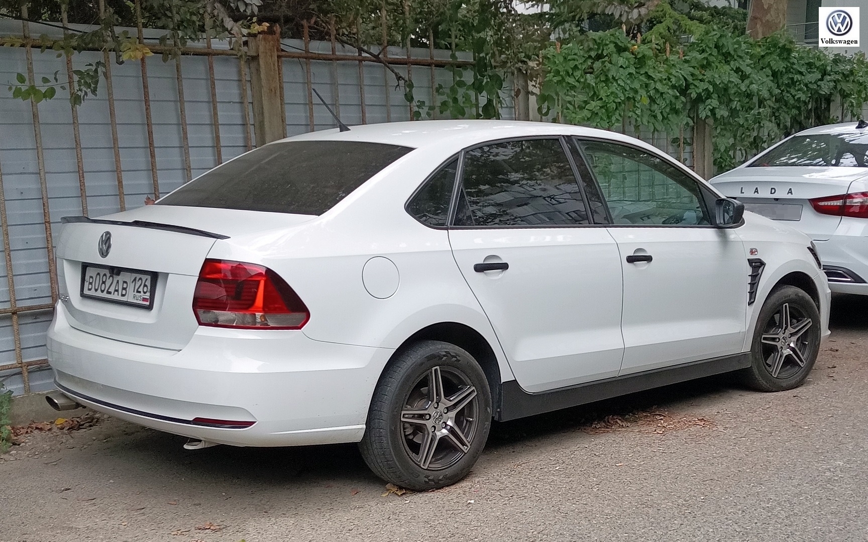 в 082 ав 126, Volkswagen Polo 5th gen Sedan (A05), 1st facelift, 2015–2020