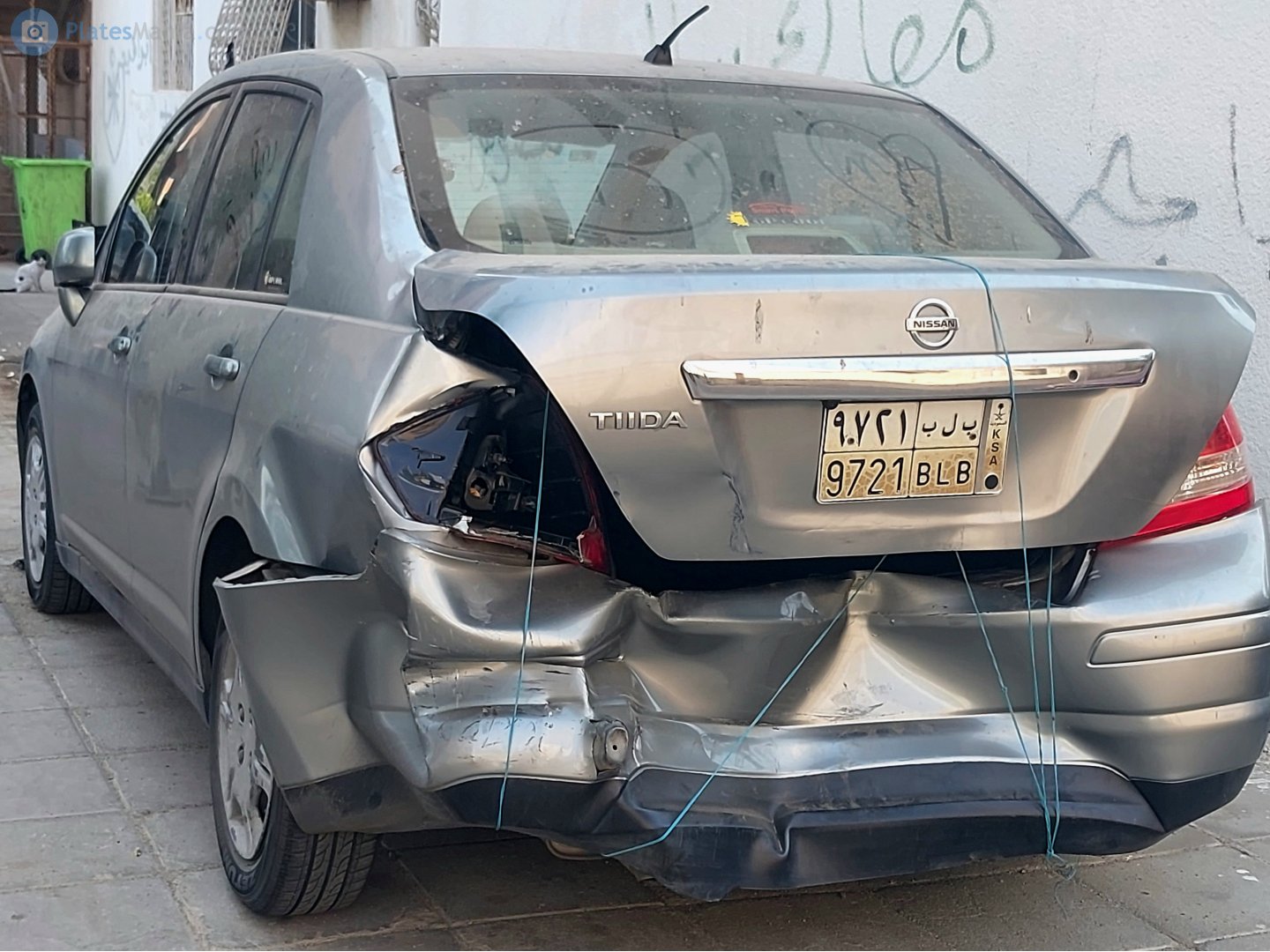 9721 BLB, Nissan Tiida 1st gen (Latio) Sedan (SC11), 2004–2012 (–2018 for TW- and LATAM-market)