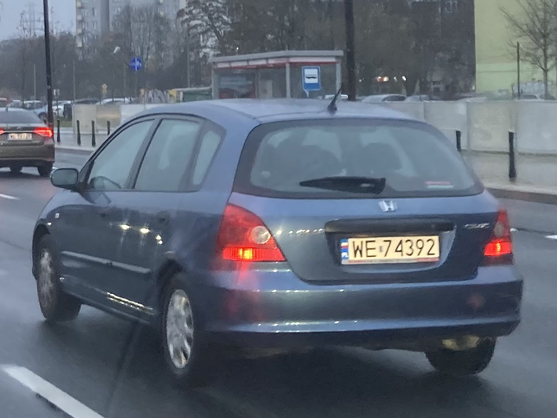 WE 74392, Honda Civic 