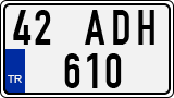 License plate of Turkey, Regular plates
