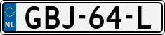License plate of the Netherlands, Cars
