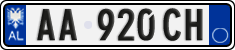 License plate of Albania, Cars (2011)