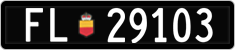 License plate of Liechtenstein, Cars