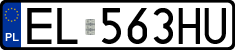 License plates of Poland, Regular car plates