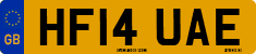 License plate of the United Kingdom, 2001 year system