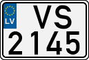 License plate of Latvia, Regular car plates