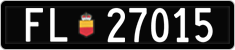 License plate of Liechtenstein, Cars