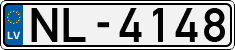 License plate of Latvia, Regular car plates