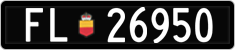 License plate of Liechtenstein, Cars