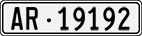 License plate of Switzerland, Cars