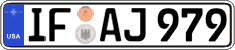 Federal license plates, US Army in Germany