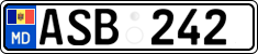 License plate of Moldova, Cars (2015)