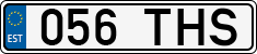 License plate of Estonia, Regular car plates