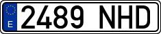 License plates of Spain, Ordinary (2000)