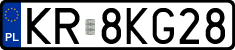 License plates of Poland, Regular car plates