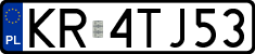 License plates of Poland, Regular car plates