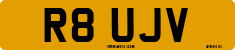 License plate of the United Kingdom, 1983 year system