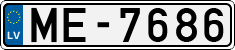License plate of Latvia, Regular car plates