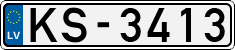 License plate of Latvia, Regular car plates