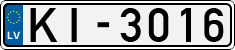 License plate of Latvia, Regular car plates