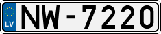 License plate of Latvia, Regular car plates